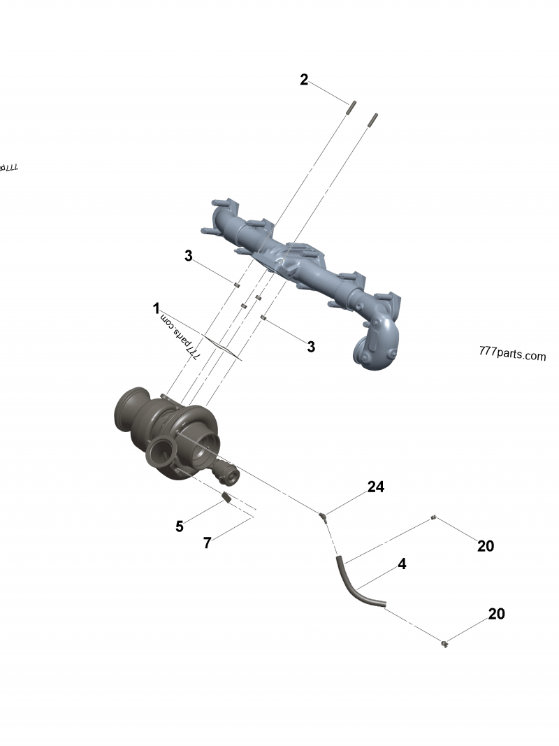 5609146 Turbocharger Cummins spare part