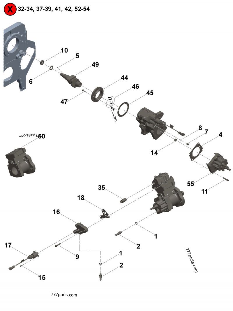 5654011 Gear fuel pump - Cummins spare part | 777parts.com