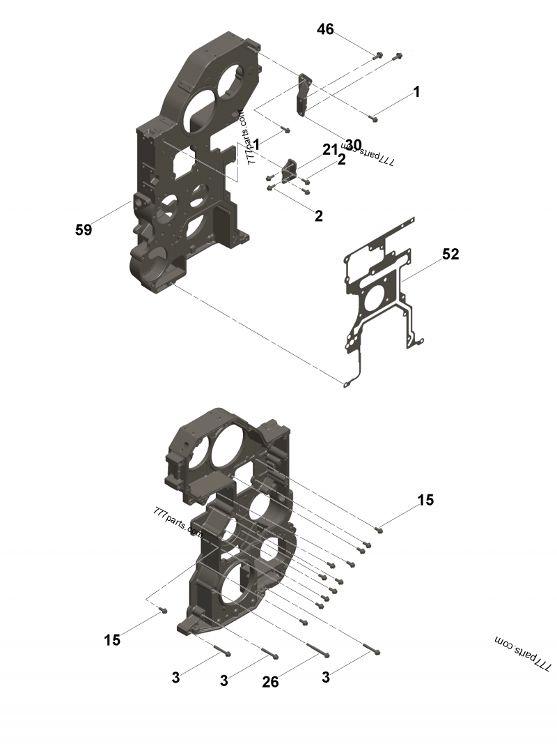 5660889 Cylinder block - Cummins spare part | 777parts.com