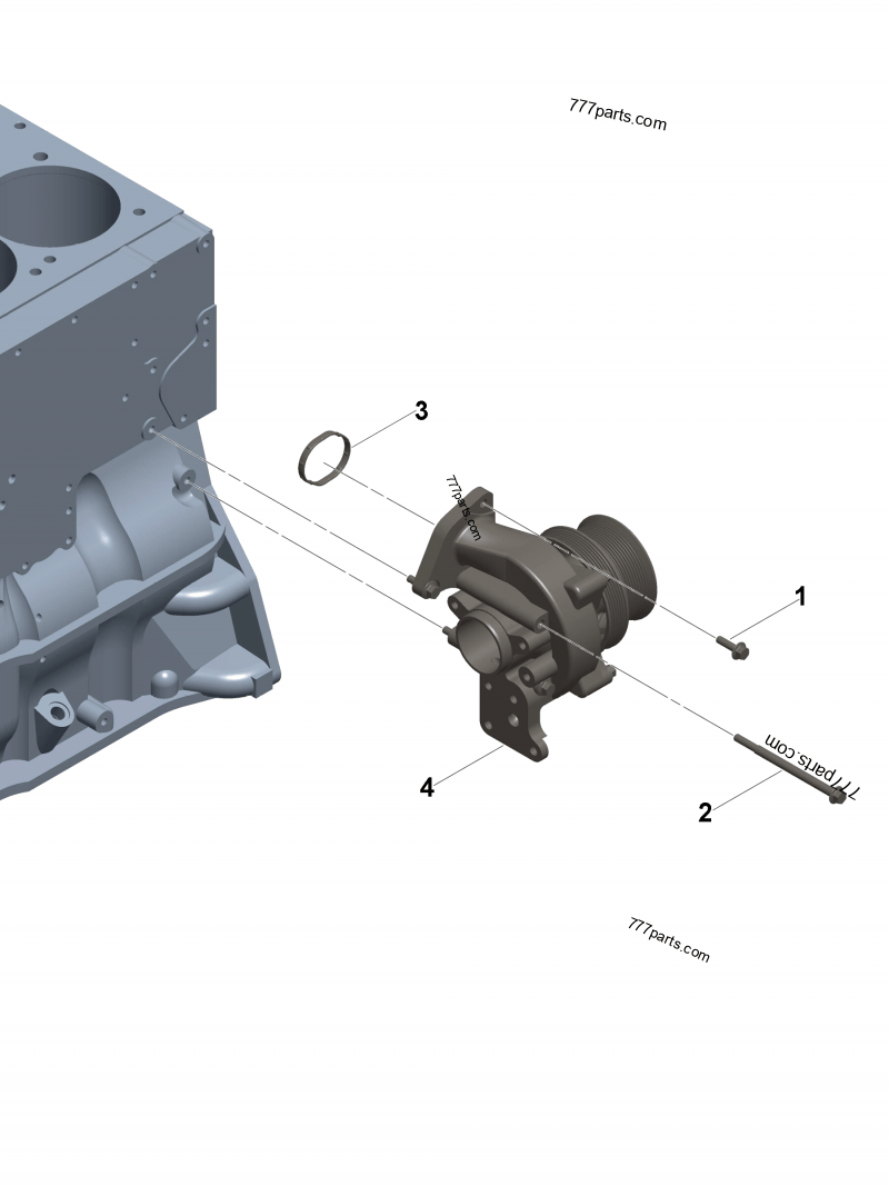 5662196 Water pump - Cummins spare part | 777parts.com