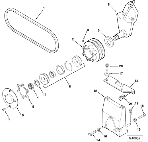 178708 V belt - Cummins spare part | 777parts.com