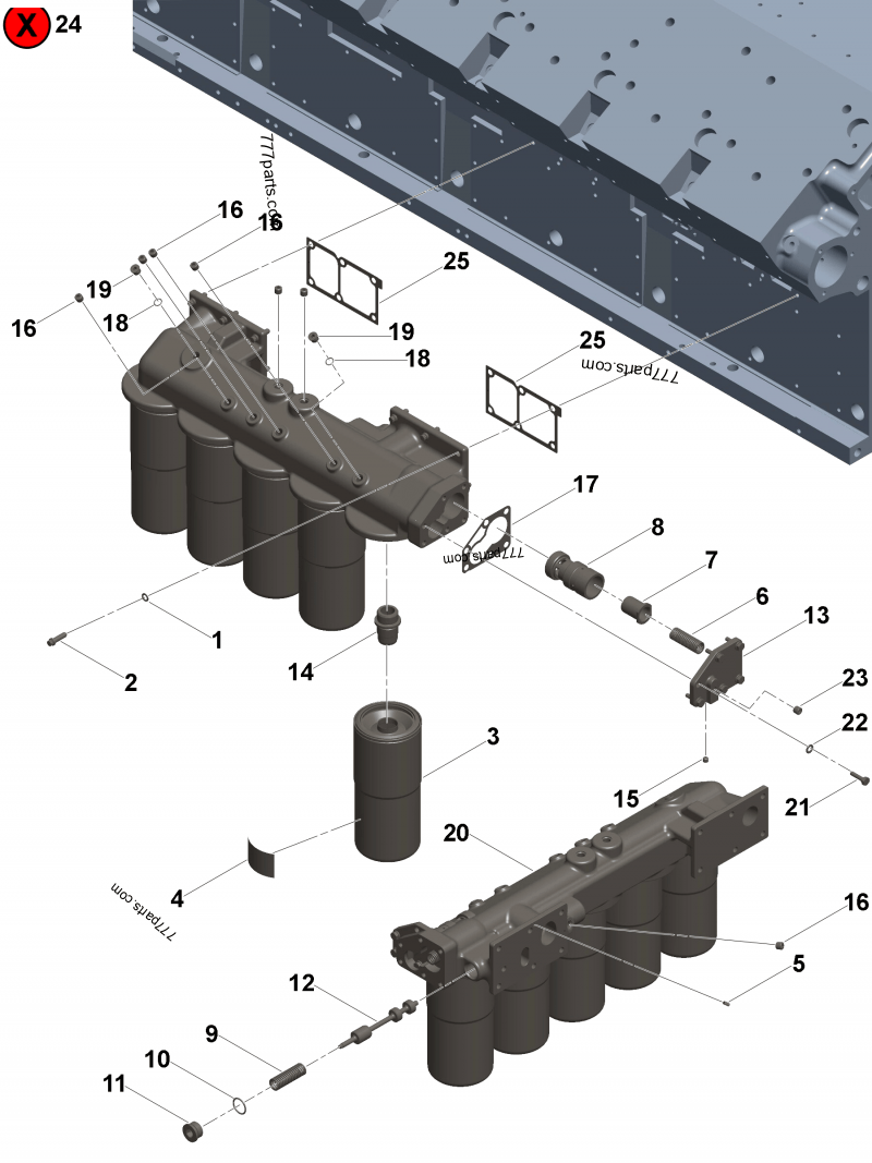 専用！ 3028552 Bypass Valve Body Truck Engine Parts for Cummins