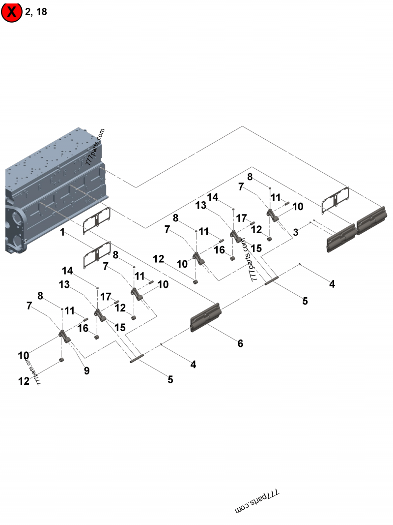 3074163 Cam follower lever - Cummins spare part | 777parts.com 3074163 Cam follower lever - Cummins spare part | 777parts.com