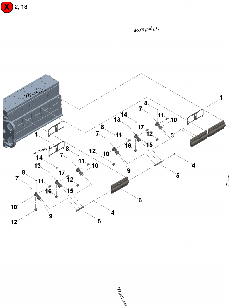 3074163 Cam follower lever - Cummins spare part | 777parts.com 3074163 Cam follower lever - Cummins spare part | 777parts.com