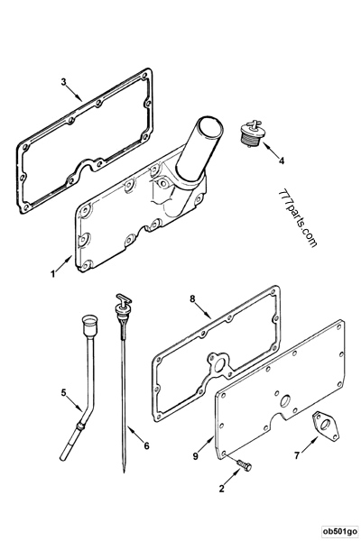 3077199 Hand hole gasket - Cummins spare part | 777parts.com