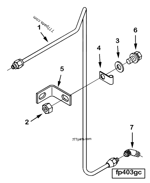 3084133 Air fuel control tube - Cummins spare part