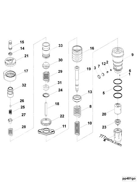 3279819 Injector plunger link - Cummins spare part