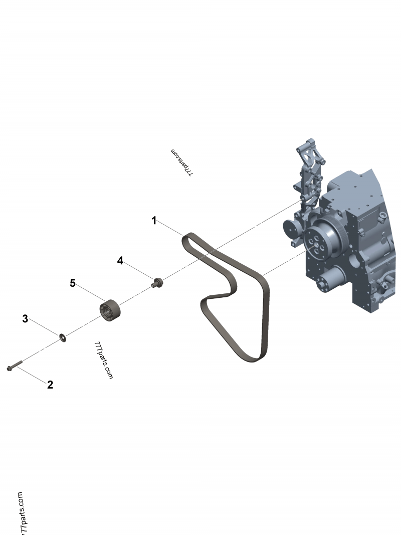 3289558 V ribbed belt Cummins spare part