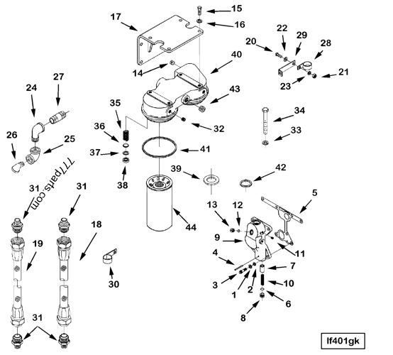 3302630 Rectangular ring seal - Cummins spare part
