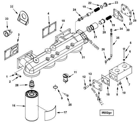 3313305 Lubricating oil filter element - Cummins spare part | 777parts.com