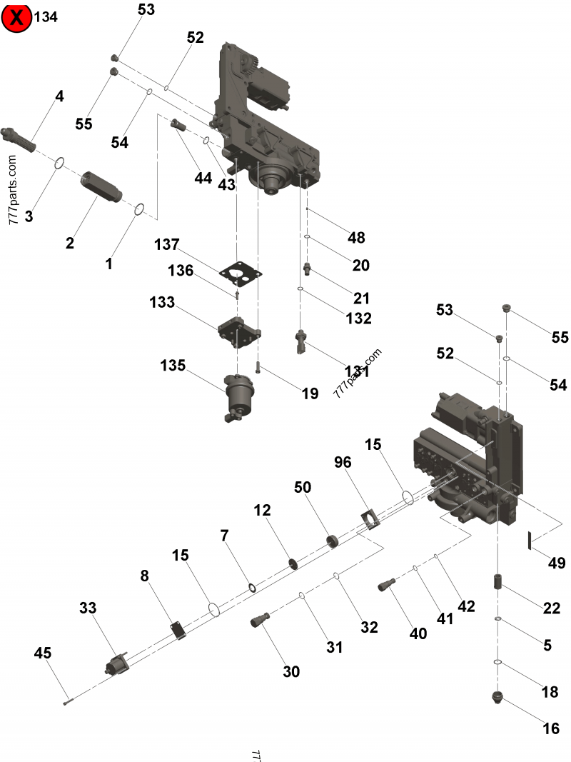 3330652 Fuel pump damper body - Cummins spare part | 777parts.com