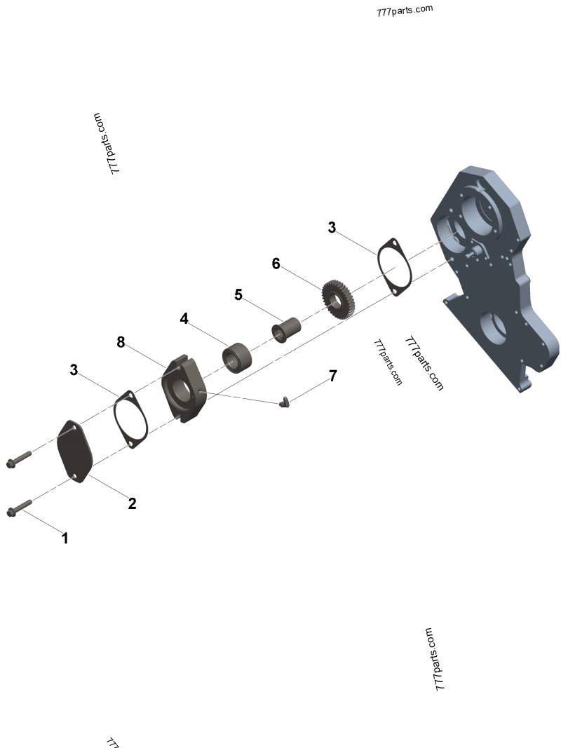 3357918 Hydraulic pump repair kit - Cummins spare part 3357918 Hydraulic pump repair kit - Cummins spare part