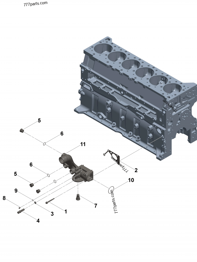 3412920 Shutoff valve shaft - Cummins spare part | 777parts.com