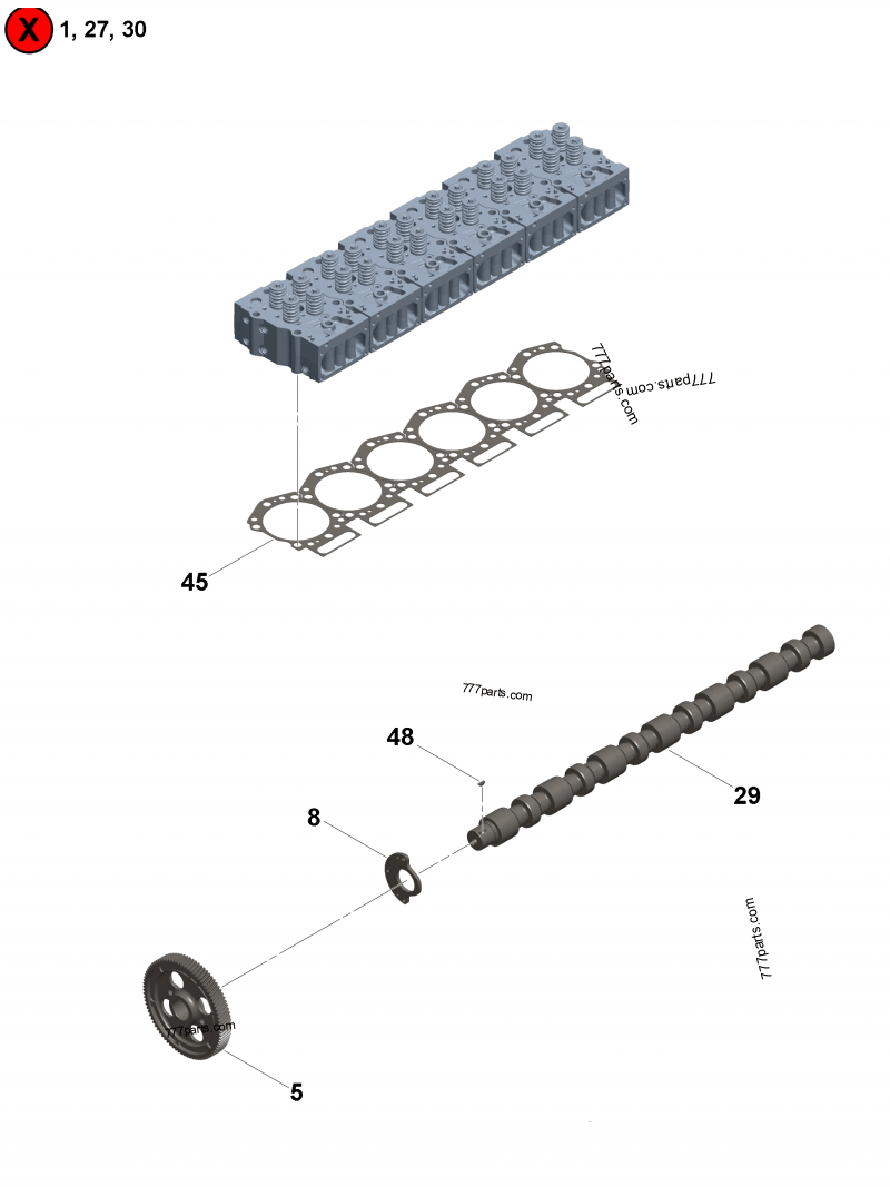 206808 Grommet seal - Cummins spare part | 777parts.com