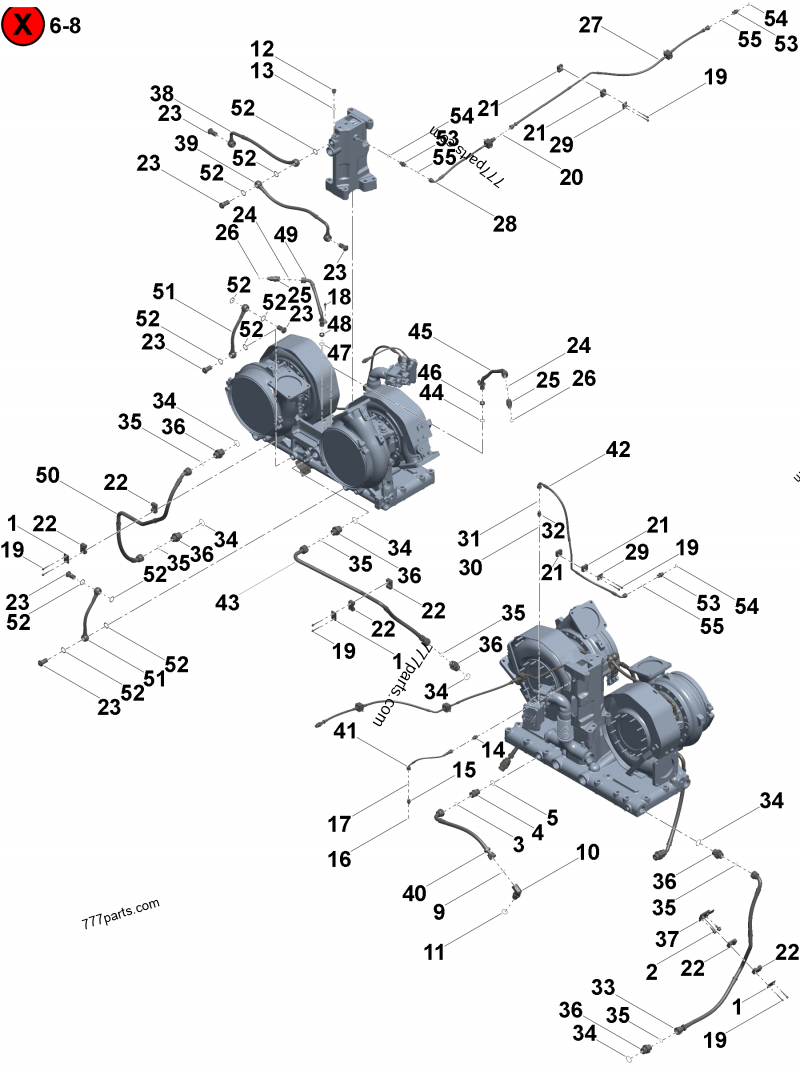 おまとめRT-31840 4089858 Turbo HX55W 4037625 For Cummins QSM, M11 Tier-3