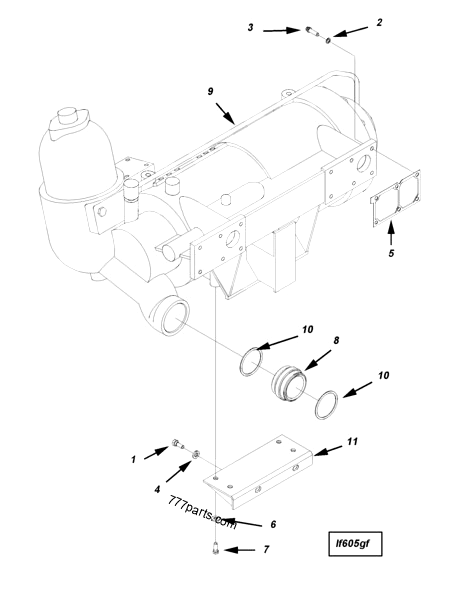 3633052 Lubricating oil filter - Cummins spare part