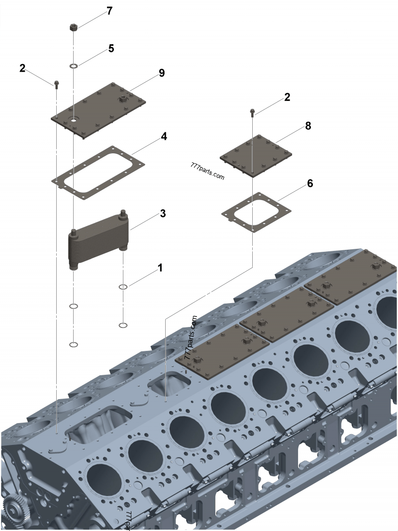 3635074 Cooler core - Cummins spare part | 777parts.com