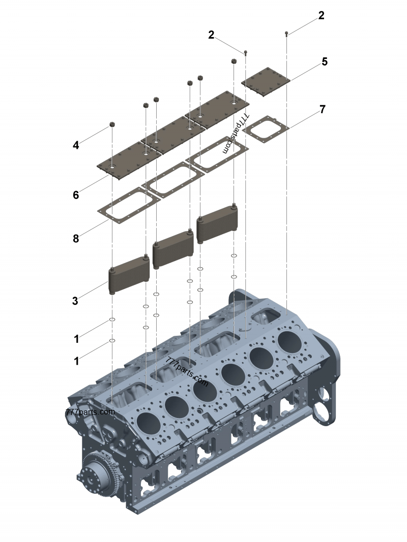 3635074 Cooler core - Cummins spare part | 777parts.com
