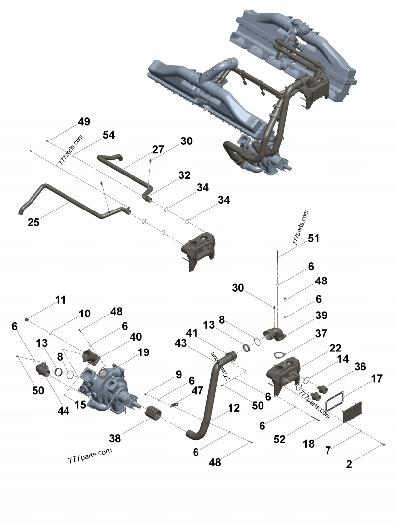 3635395 Water transfer connection gasket - Cummins spare part