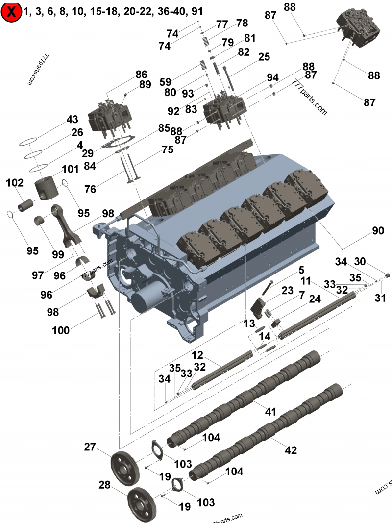 3649981 Cylinder head gasket - Cummins spare part | 777parts.com