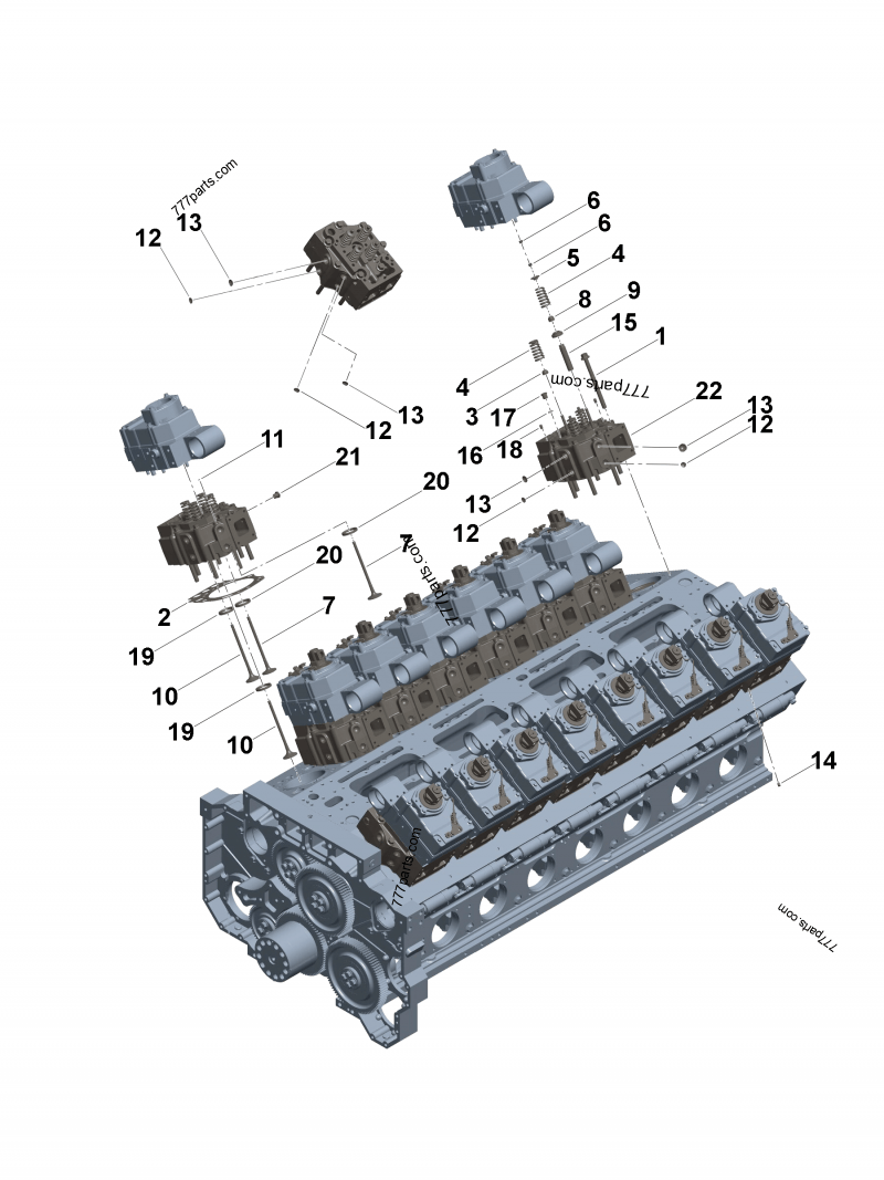 3649981 Cylinder head gasket - Cummins spare part | 777parts.com