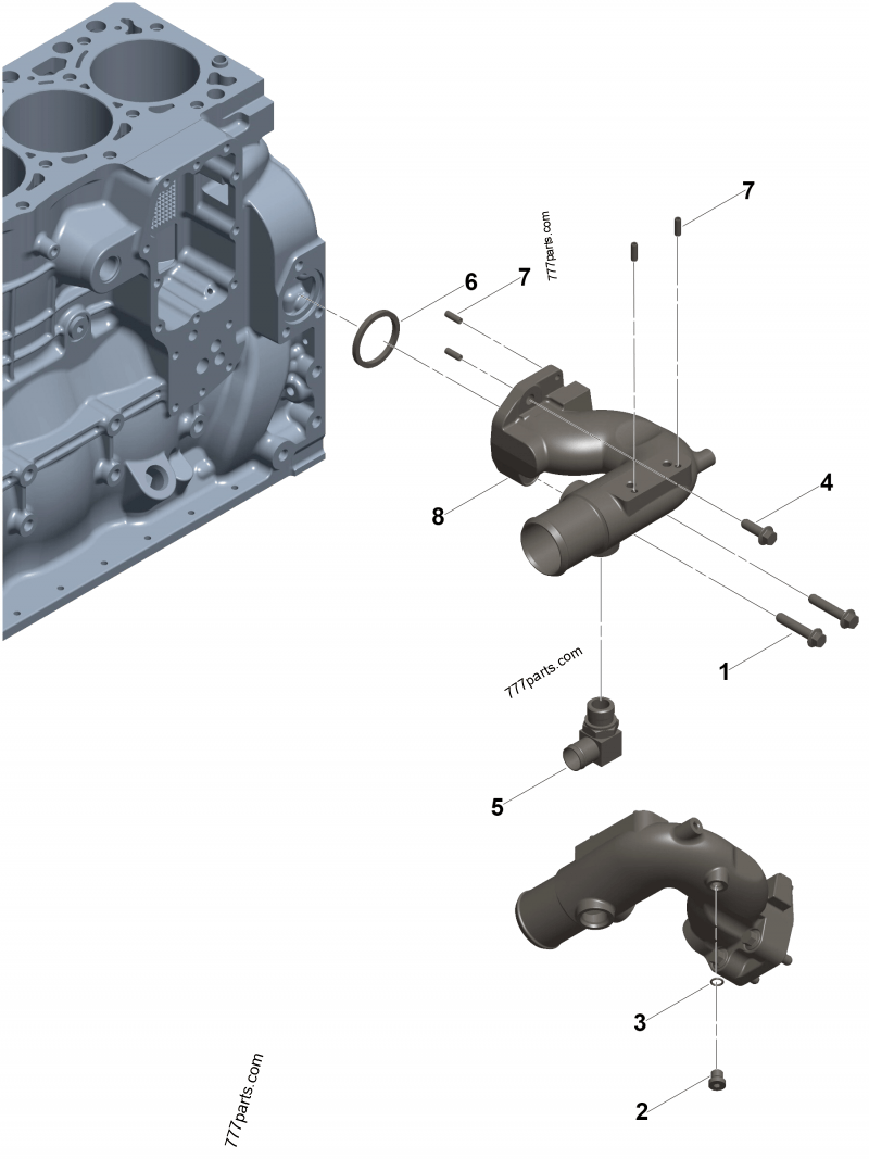 3678602 Threaded plug - Cummins spare part | 777parts.com