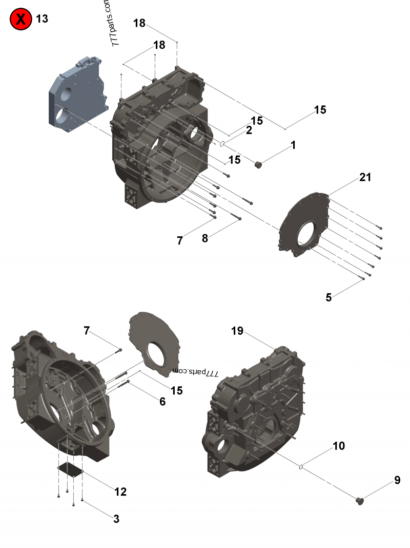 3678845 Threaded plug - Cummins spare part | 777parts.com