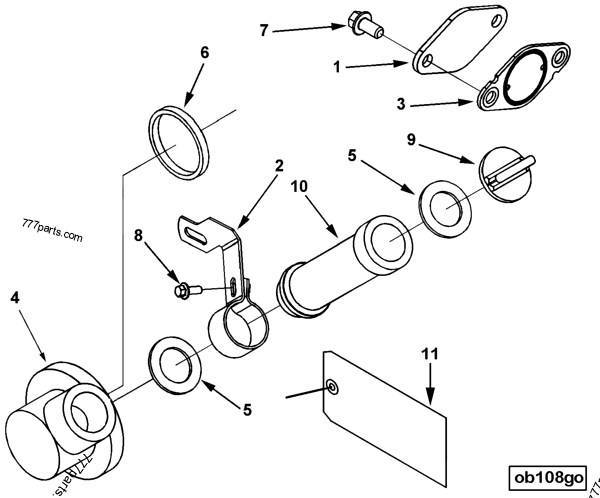 3680371 Cover plate - Cummins spare part | 777parts.com