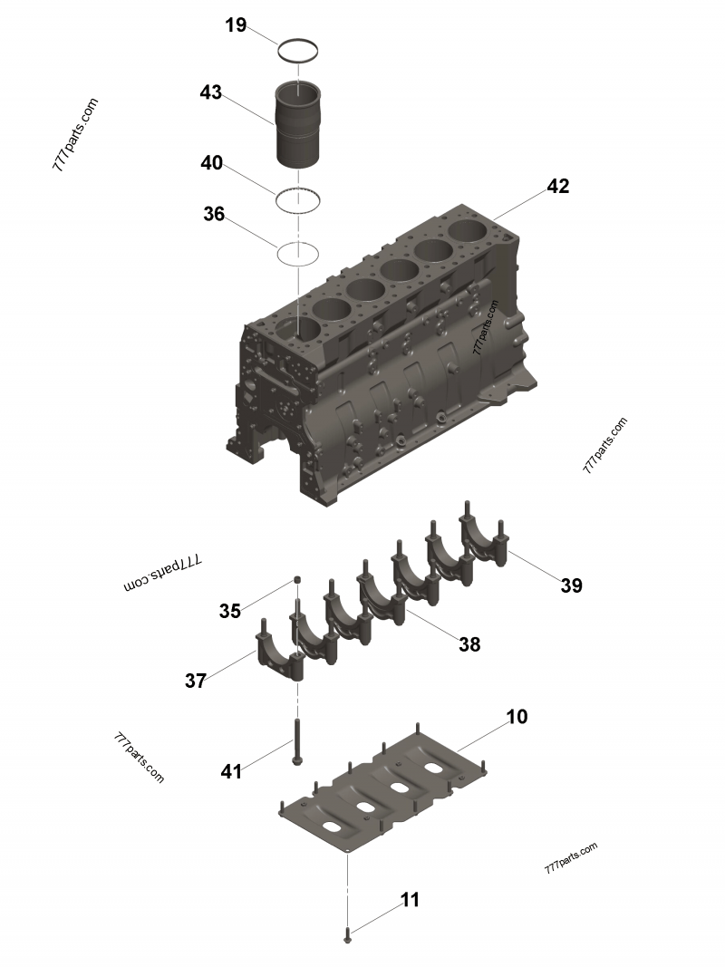 3680543 Idler gear - Cummins spare part | 777parts.com
