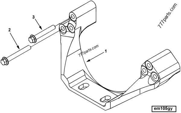 3681056 Hexagon flange head cap screw - Cummins spare part