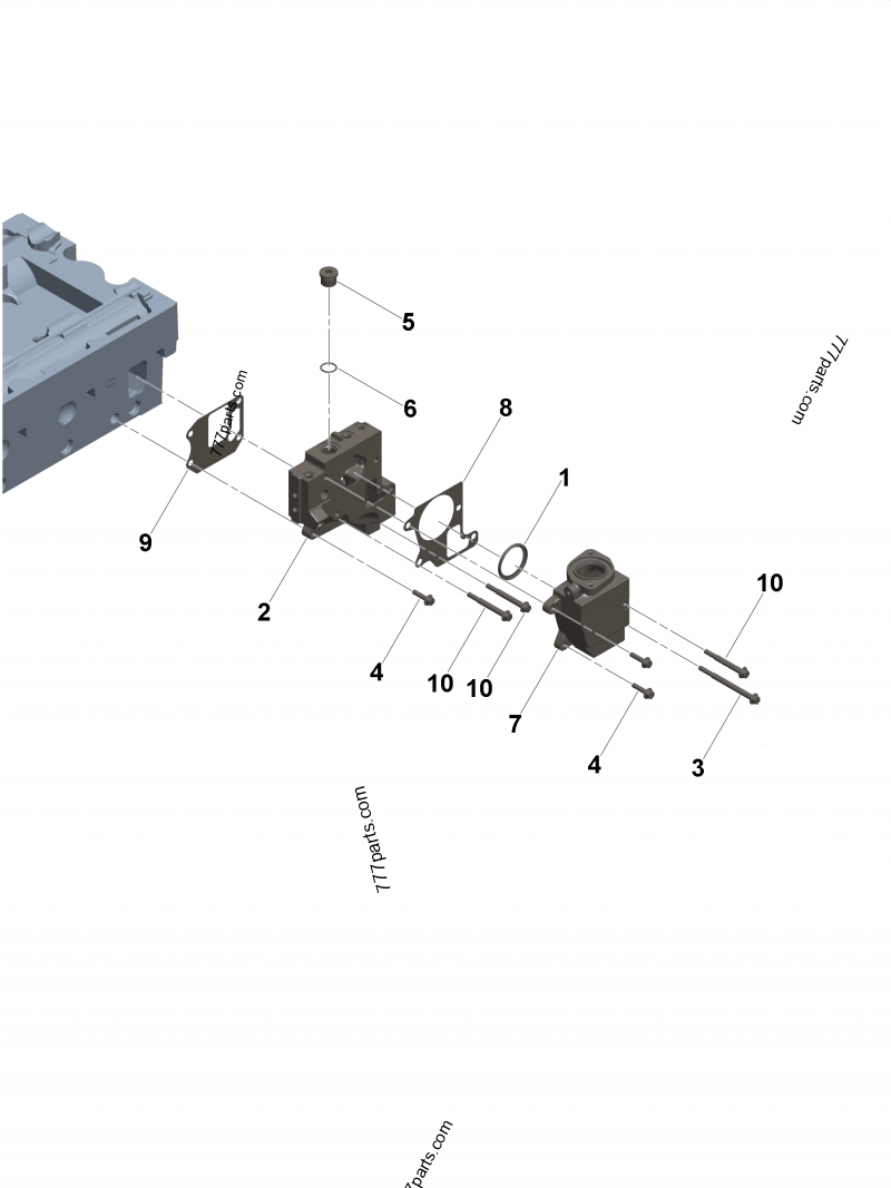 3682667 Thermostat housing cover - Cummins spare part | 777parts.com 