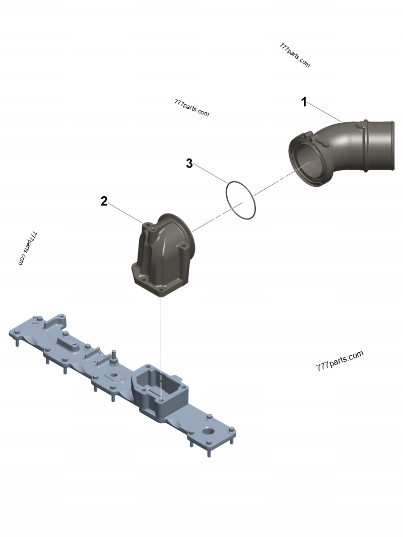 3682675 Air transfer connection - Cummins spare part