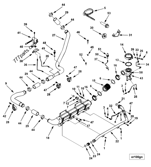3682867 Vent tube - Cummins spare part | 777parts.com