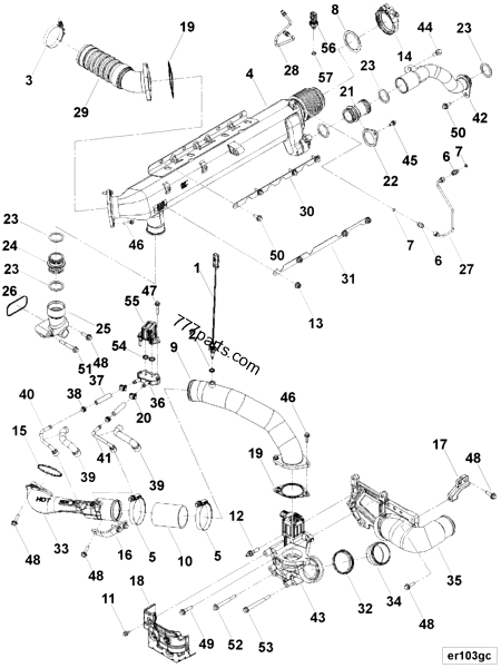 3683636 Vent tube - Cummins spare part | 777parts.com