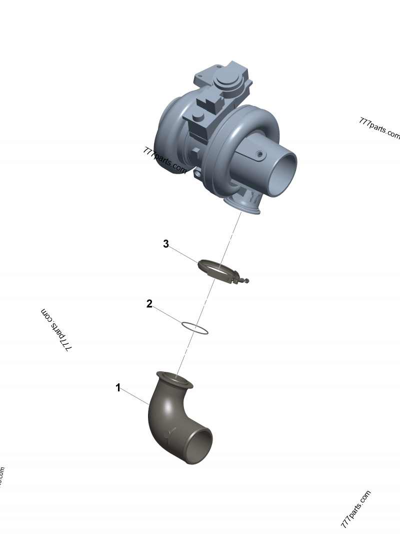 3684417 V band clamp - Cummins spare part | 777parts.com