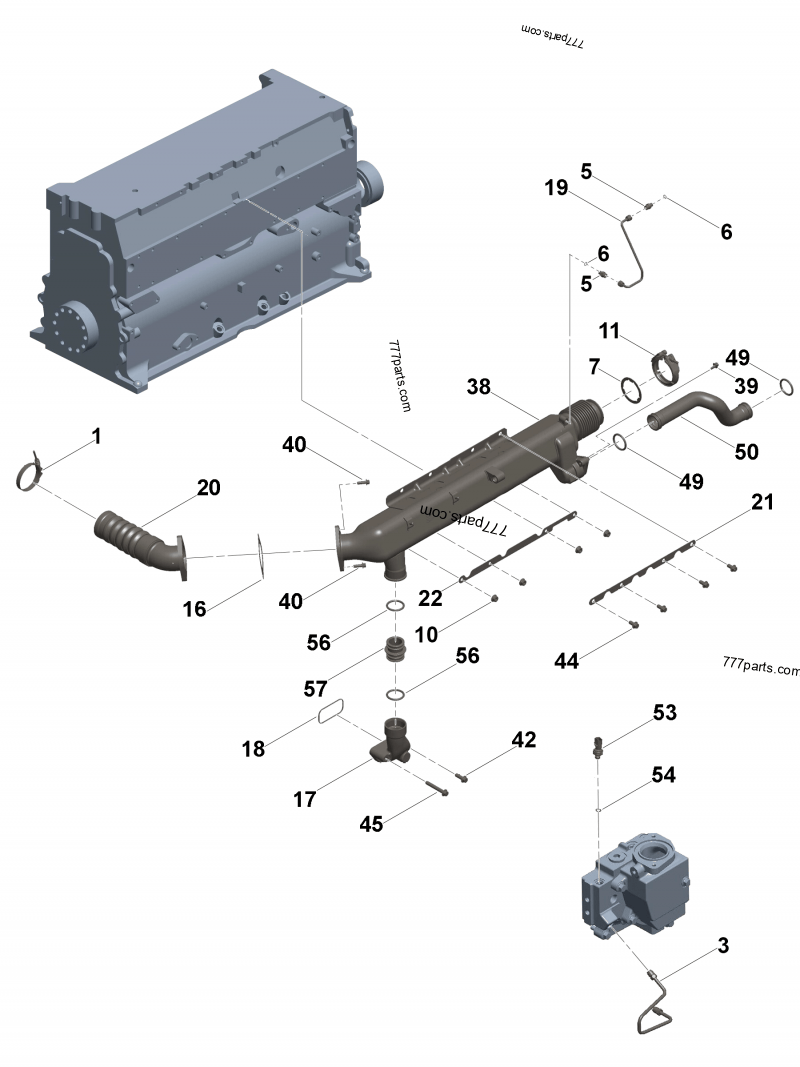 ちゅうたまる 3684490 Pressure sensing tube - Cummins spare part