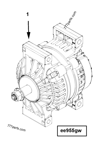 3686047 Alternator - Cummins spare part | 777parts.com
