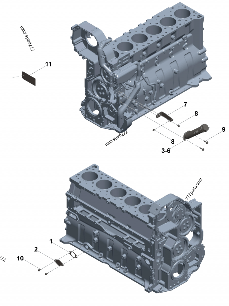 3686345 Oil filler tube - Cummins spare part | 777parts.com