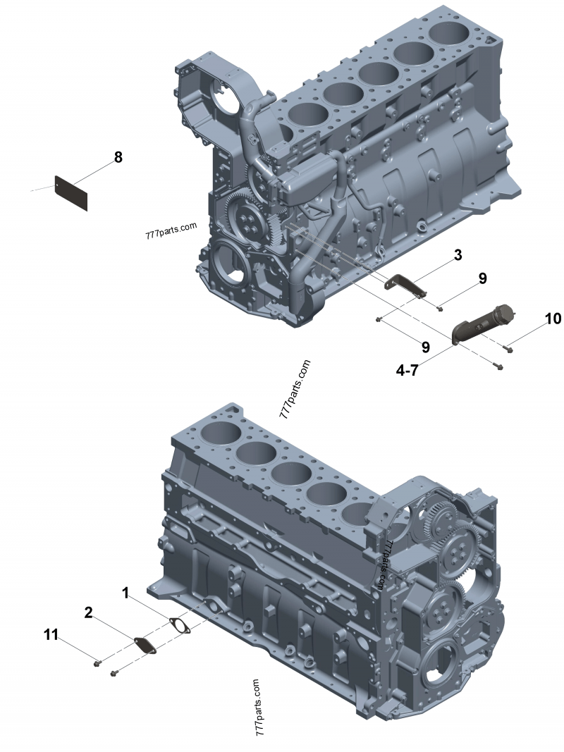 3686345 Oil filler tube - Cummins spare part | 777parts.com