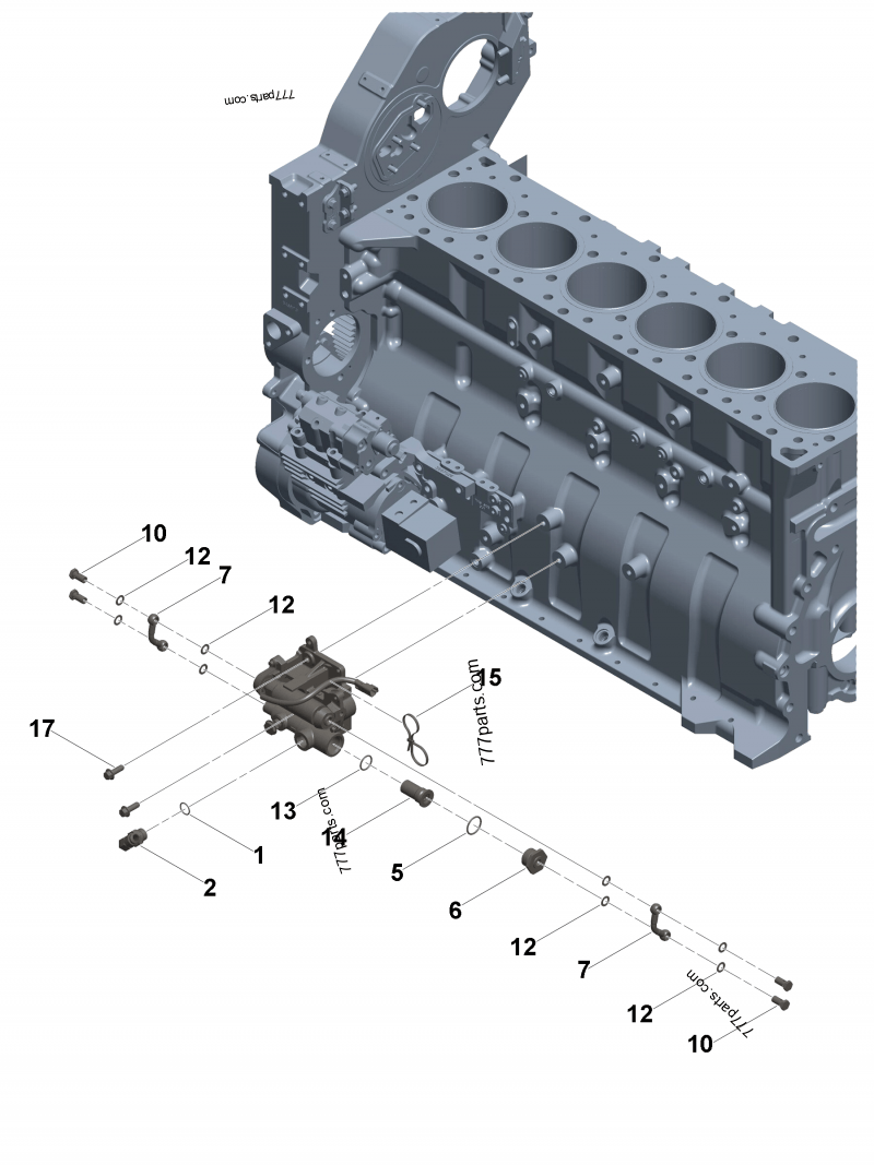 H.M！ Cummins ISX EGR Cooler, 2nd Gen, 2007-2010, 3689035