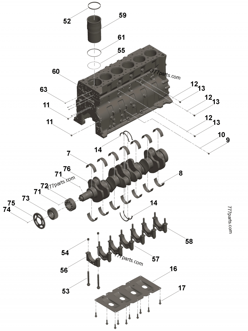 3686951 Idler shaft - Cummins spare part | 777parts.com