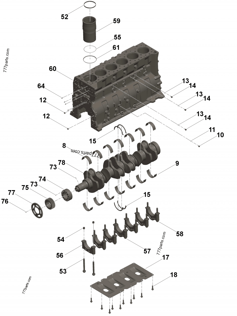 3686951 Idler shaft - Cummins spare part | 777parts.com 