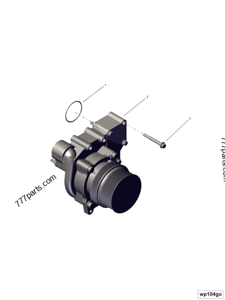 ラルム 3687173 Water pump core - Cummins spare part | 777parts.com