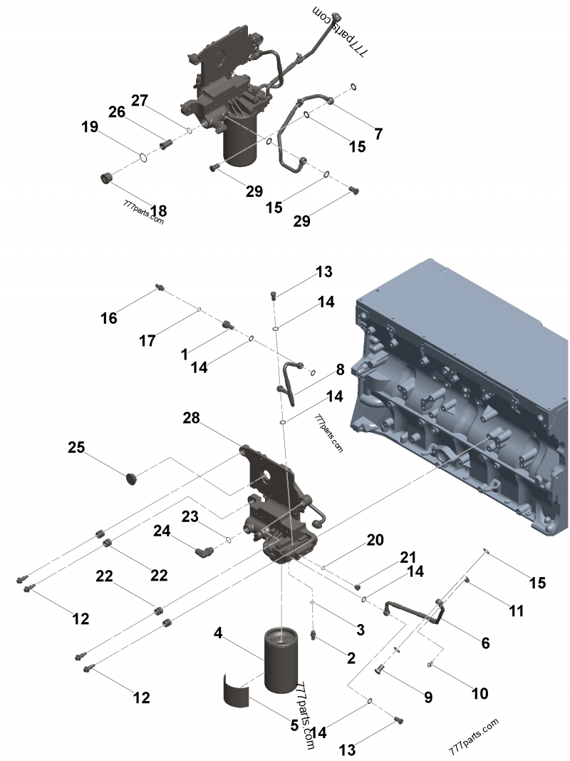 3688113 Gear cover plug - Cummins spare part | 777parts.com