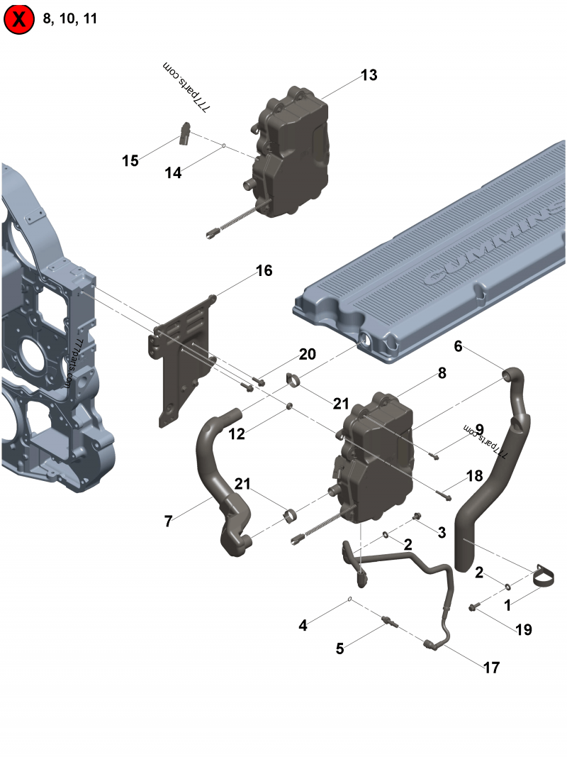 3688698 Crankcase breather - Cummins spare part | 777parts.com 3688698 Crankcase breather - Cummins spare part | 777parts.com