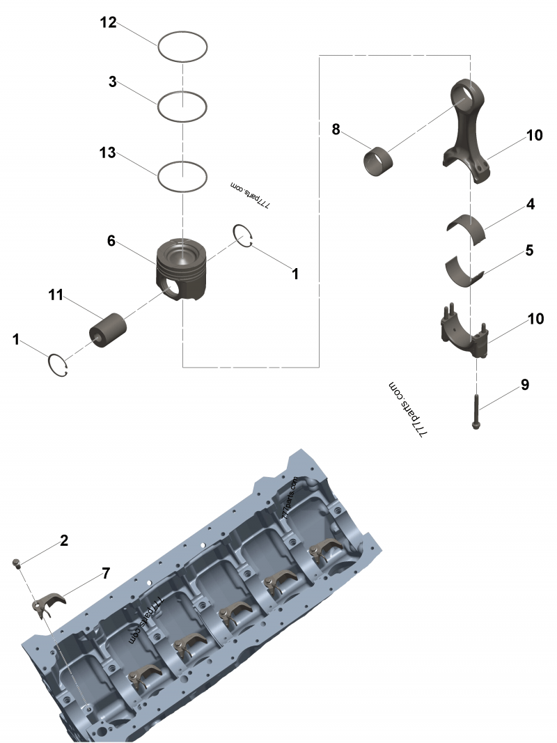 品質が Piston 3688791 cooling part spare Cummins - nozzle ファッション雑貨