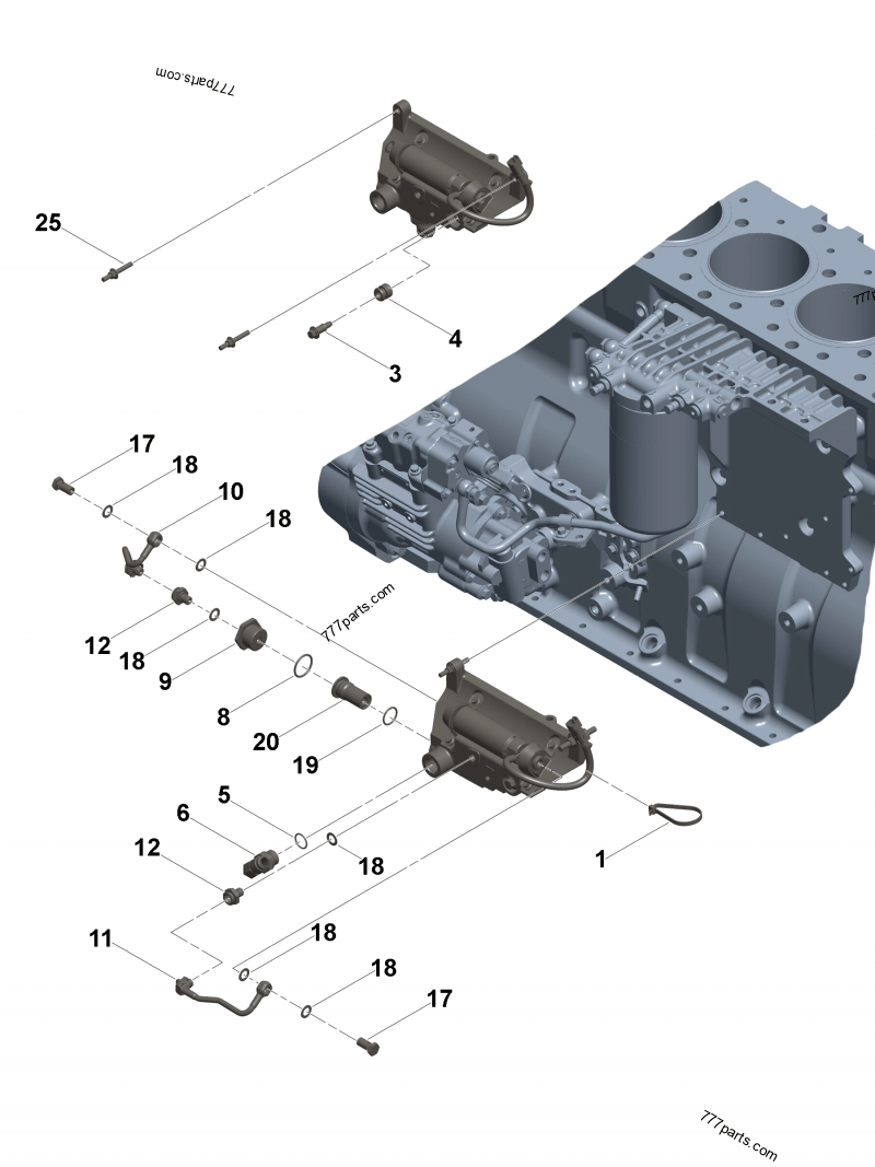 3688897 Fuel transfer pump - Cummins spare part | 777parts.com