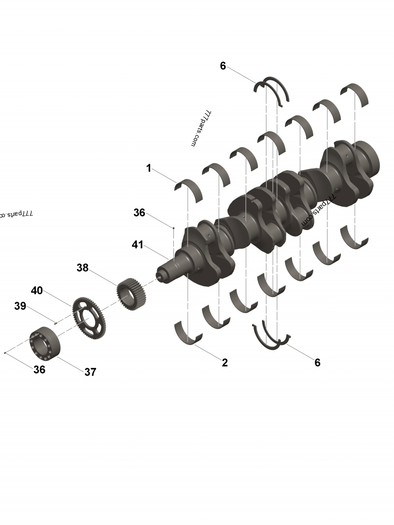 3689001 Speed indicator ring - Cummins spare part | 777parts.com