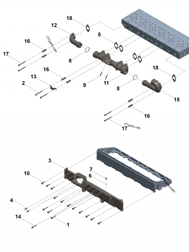 3689587 High temperature stud - Cummins spare part