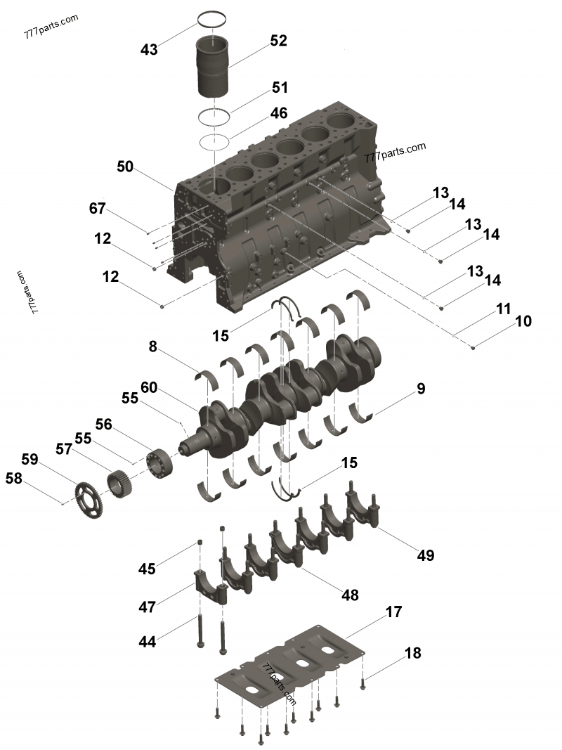 3689611 Idler gear - Cummins spare part | 777parts.com